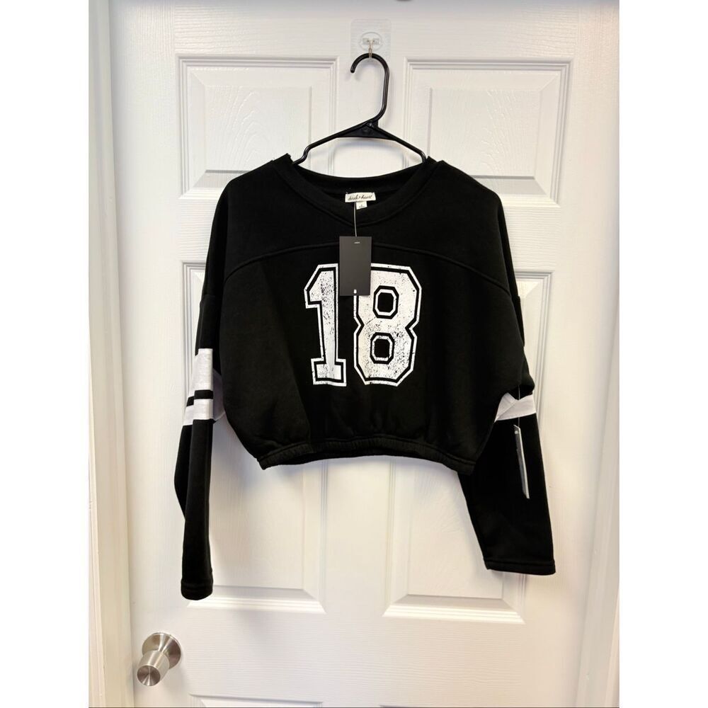 Varsity Cropped Sweatshirt